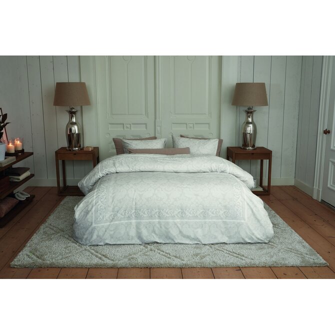 Rivièra Maison Dekbedovertrek Ornaments Zand 140x200/220 cm