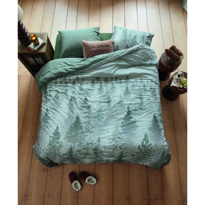 Rivièra Maison Housse de couette Foggy Forest Vert 240x200/220 cm