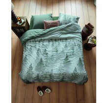 Rivièra Maison Housse de couette Foggy Forest Vert 260x200/220 cm