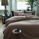 Rivièra Maison Rivièra Maison Housse de couette Connor Sable 260x200/220 cm