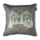 Rivièra Maison Rivièra Maison Roadtrip Cushion Groen 45x45 cm