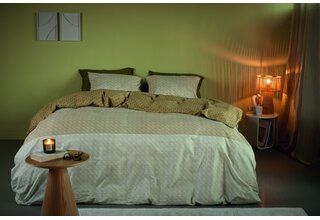 Beddinghouse Dekbedovertrek Sanna Goud 240x200/220 cm