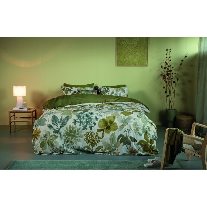 Beddinghouse Housse de couette Lilian Vert 140x200/220 cm
