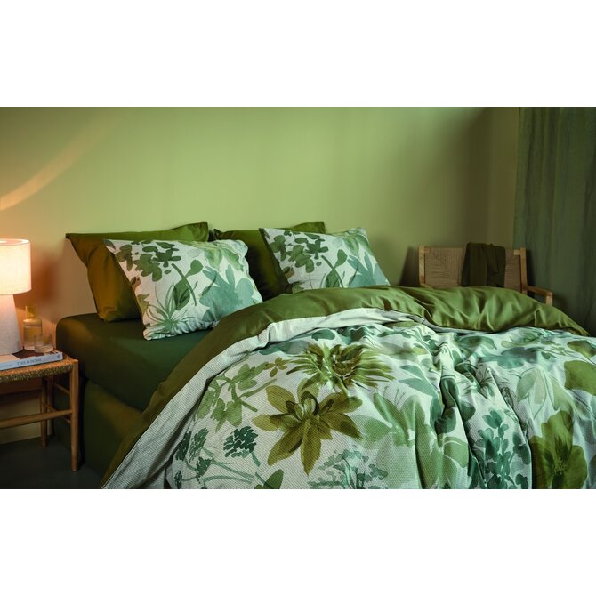 Beddinghouse Housse de couette Lilian Vert 240x200/220 cm