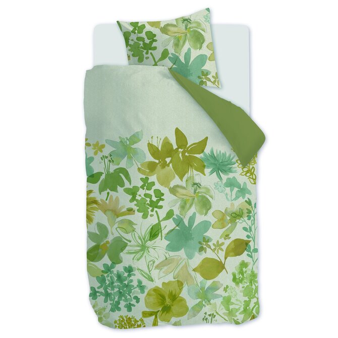 Beddinghouse Housse de couette Lilian Vert 240x200/220 cm