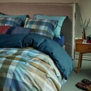 Beddinghouse Beddinghouse Dekbedovertrek Glynn Blauw 240x200/220 cm