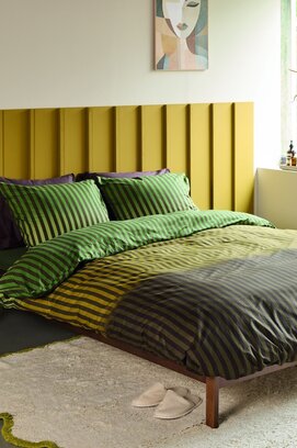 Beddinghouse Housse de couette Jonah Vert 140x200/220 cm