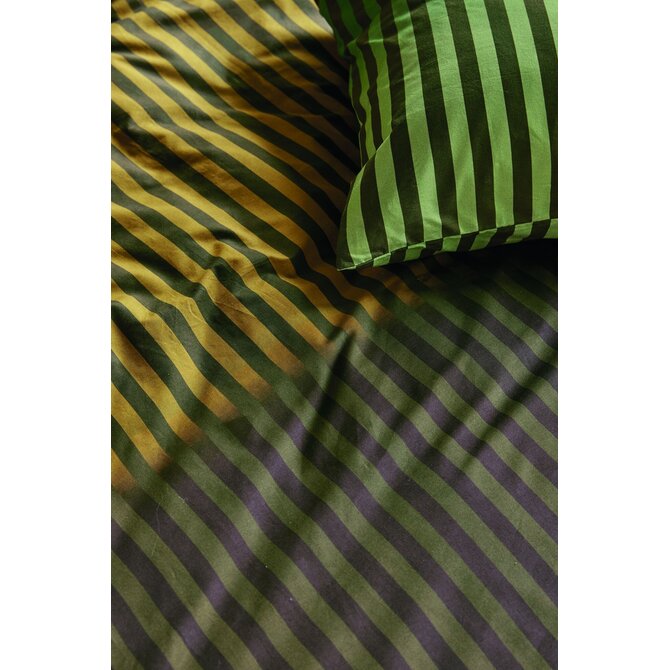 Beddinghouse Housse de couette Jonah Vert 200x200/220 cm