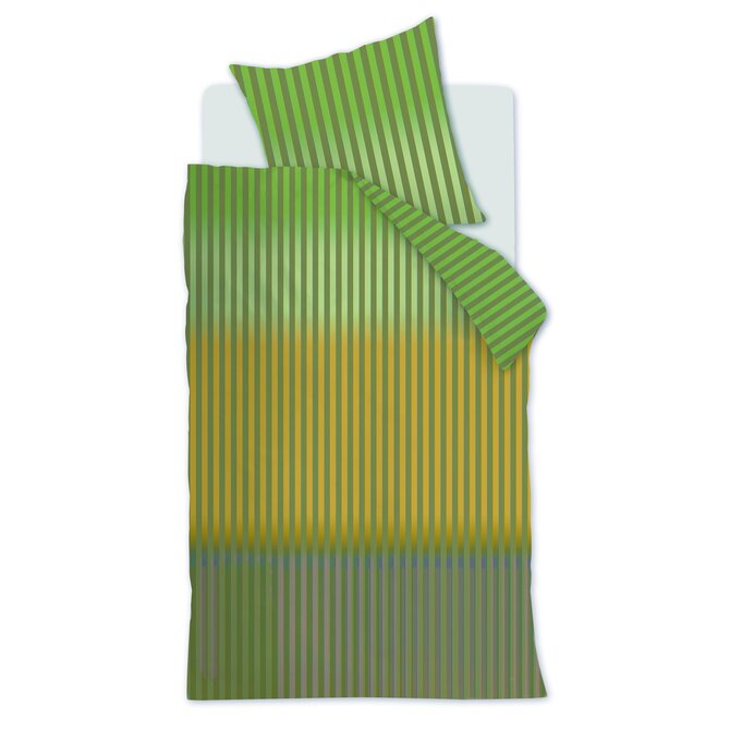 Beddinghouse Housse de couette Jonah Vert 200x200/220 cm