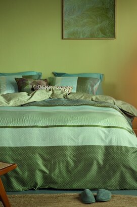 Beddinghouse Housse de couette Marthe Vert 240x200/220 cm