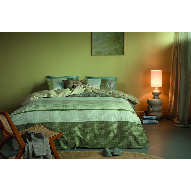 Beddinghouse Housse de couette Marthe Vert 240x200/220 cm
