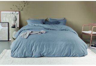 Beddinghouse Housse de couette Frost Bleu-gris 200x200/220 cm