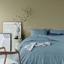 Beddinghouse Beddinghouse Housse de couette Frost bleu-gris 240x200/220 cm