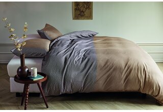 Beddinghouse Dekbedovertrek Anani Taupe 140x200/220 cm