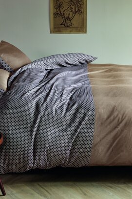 Beddinghouse Housse de couette Anani Taupe 200x200/220 cm