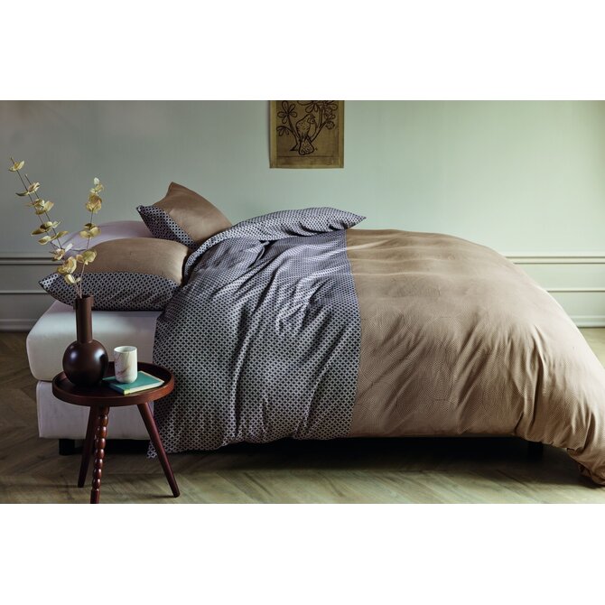 Beddinghouse Dekbedovertrek Anani Taupe 260x200/220 cm