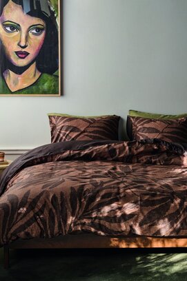 Beddinghouse Housse de couette Laurie brune 140x200/220 cm