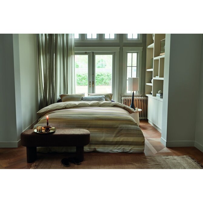 Beddinghouse Dekbedovertrek Elie Naturel 200x200/220 cm