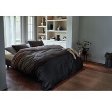 Beddinghouse Housse de couette Carter Brun 140x200/220 cm