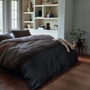 Beddinghouse Beddinghouse Housse de couette Carter Brun 200x200/220 cm