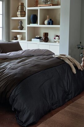 Beddinghouse Housse de couette Carter brun 240x200/220 cm