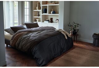 Beddinghouse Dekbedovertrek Carter Bruin 240x200/220 cm
