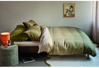Beddinghouse Dekbedovertrek Carter Groen 200x200/220 cm