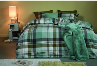 Beddinghouse Housse de couette Vernon Vert 140x200/220 cm