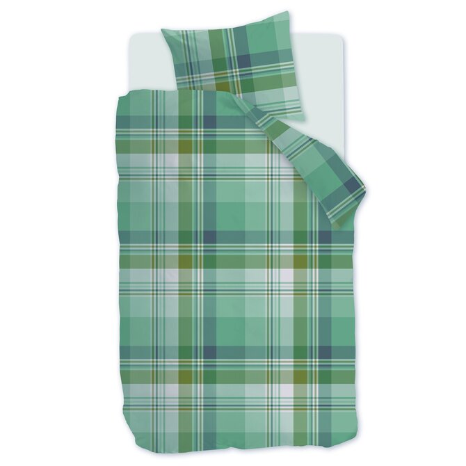 Beddinghouse Housse de couette Vernon Vert 200x200/220 cm