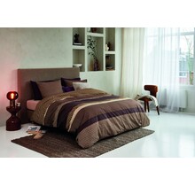 Beddinghouse Dekbedovertrek Fera Bruin 200x200/220 cm