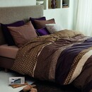 Beddinghouse Beddinghouse Housse de couette Fera Brun 240x200/220 cm