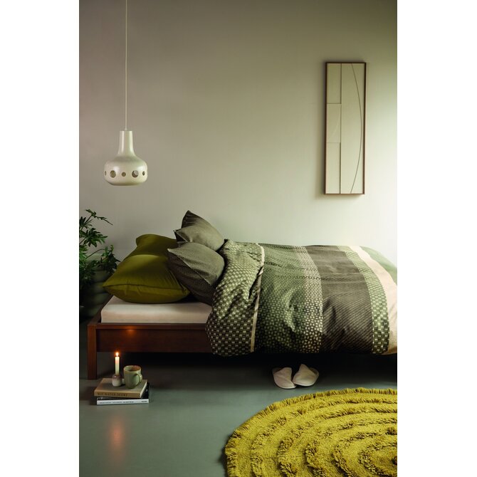 Beddinghouse Housse de couette Fera Vert 260x200/220 cm