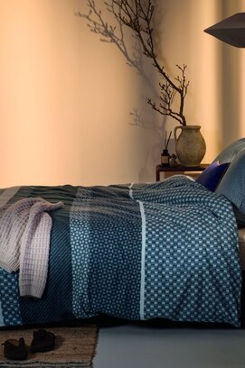 Beddinghouse Housse de couette Fera Bleu 200x200/220 cm