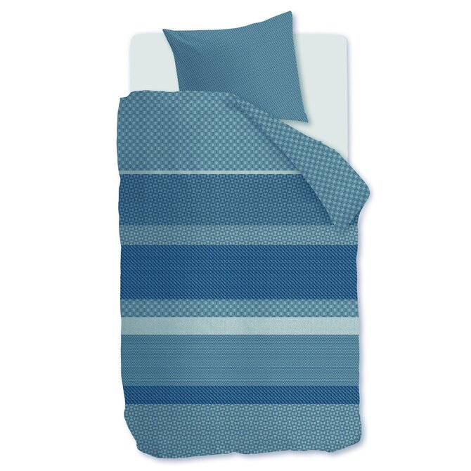 Beddinghouse Dekbedovertrek Fera Blauw 260x200/220 cm