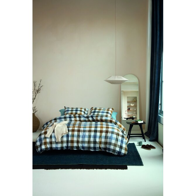 Beddinghouse Dekbedovertrek Sem Blauw 140x200/220 cm