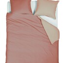 Beddinghouse Beddinghouse Housse de couette Rose chaud 140x200/220 cm