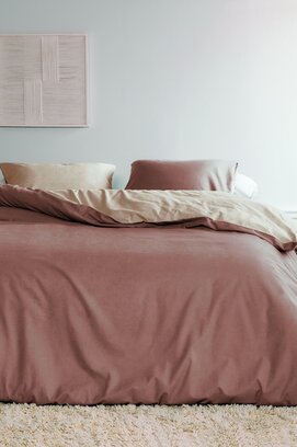 Beddinghouse Housse de couette Rose chaud 240x200/220 cm