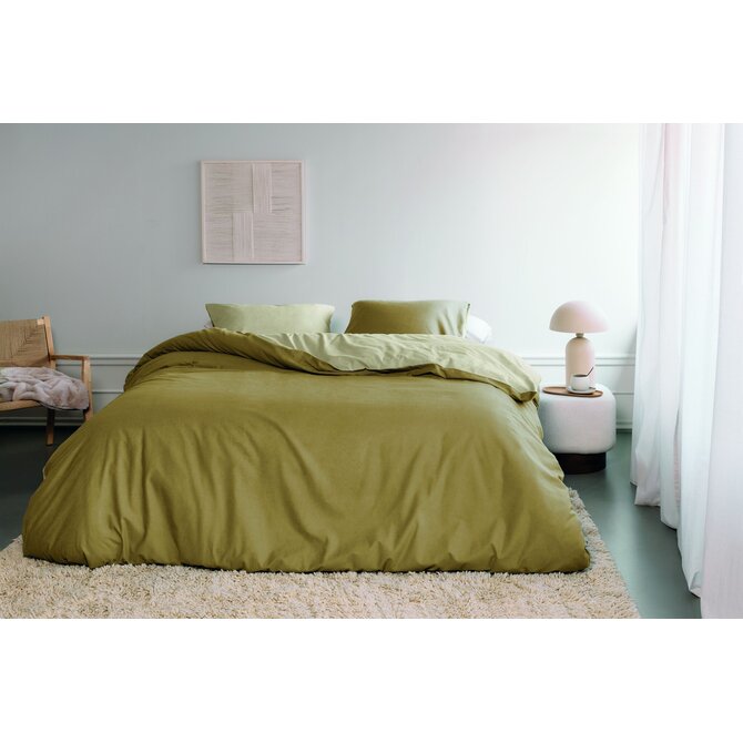 Beddinghouse Housse de couette Jaune chaud 140x200/220 cm