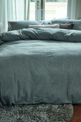 Beddinghouse Housse de couette Ivan Noir 200x200/220 cm