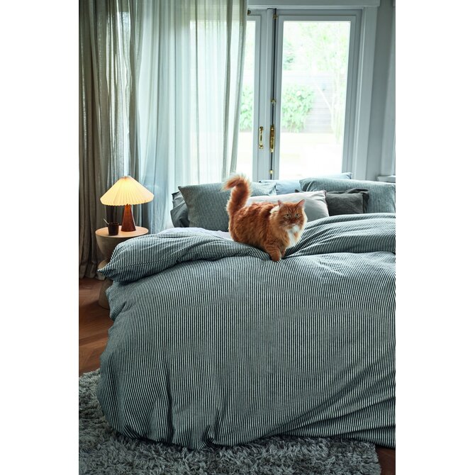 Beddinghouse Housse de couette Ivan Noir 200x200/220 cm