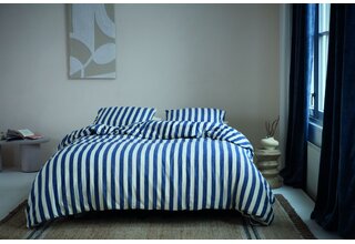Beddinghouse Housse de couette Jamie Bleu 200x200/220 cm