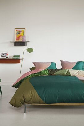 Dutch Design Dekbedovertrek Abbey Road Groen 200x200/220 cm