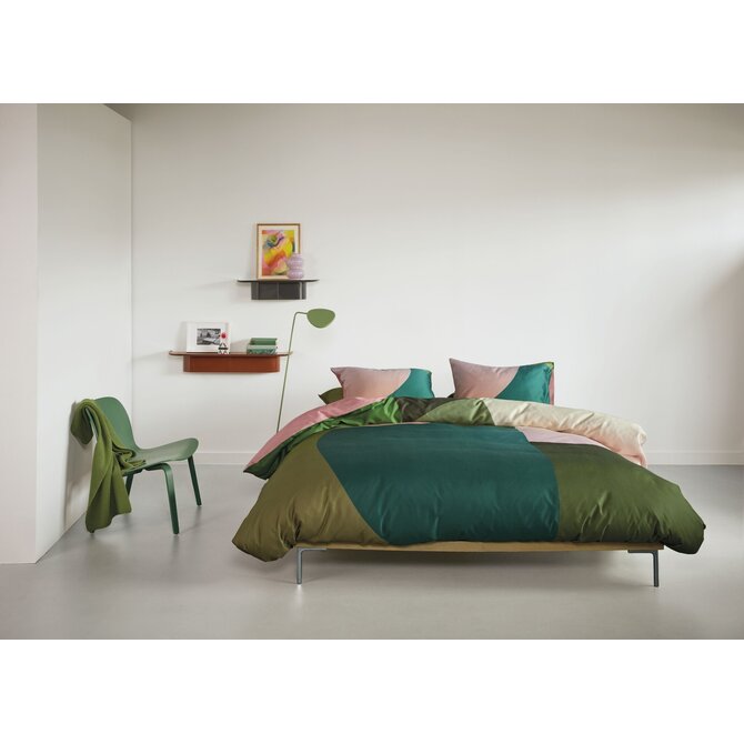 Dutch Design Dekbedovertrek Abbey Road Groen 200x200/220 cm