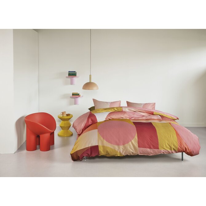 Dutch Design Dekbedovertrek Sunset Boulevard Koraal 240x200/220 cm