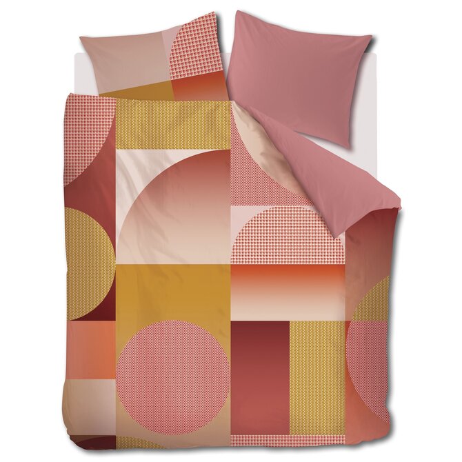 Dutch Design Housse de couette Sunset Boulevard Corail 240x200/220 cm