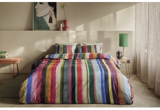 Oilily Dekbedovertrek Fiesta Lines Multi 200x200/220 cm