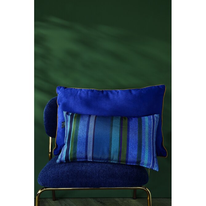 Kaat Sierkussen Rikke Blauw 30x50 cm