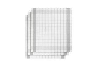 De Witte Lietaer Mixte Torchon 68x68 blanc-gris 5550