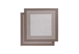 De Witte Lietaer Pied De Poule Theedoek 66x66 champignon