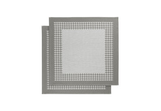 De Witte Lietaer Pied De Poule Theedoek 66x66 grey